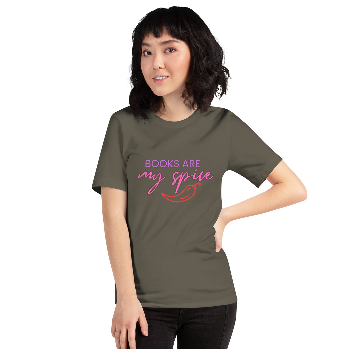 Books are my spice Unisex t-shirt