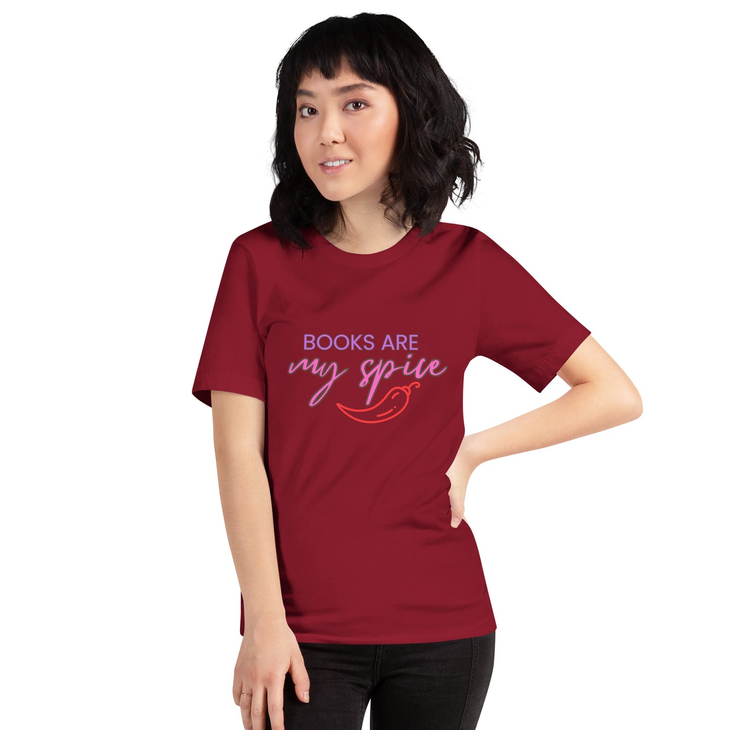 Books are my spice Unisex t-shirt