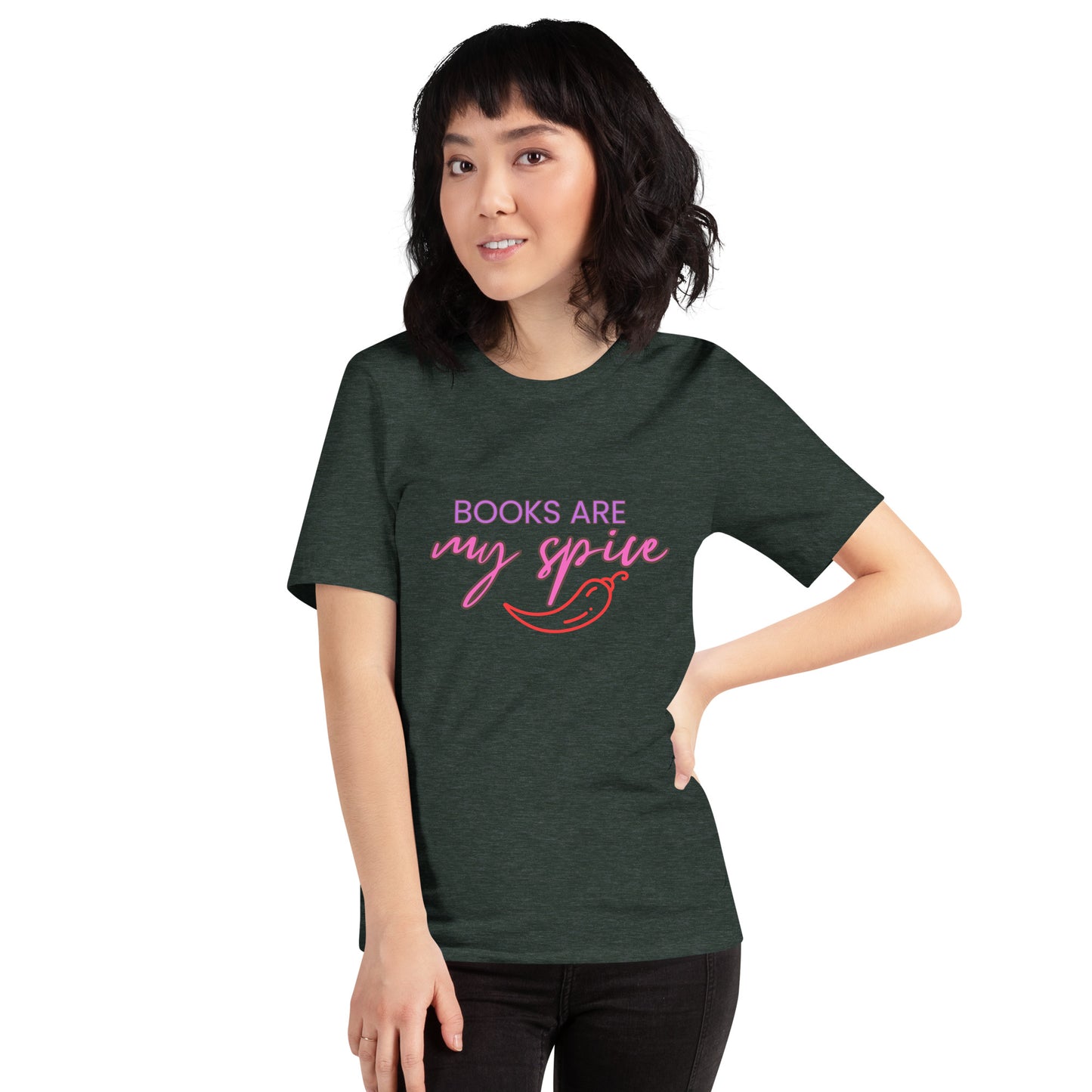 Books are my spice Unisex t-shirt