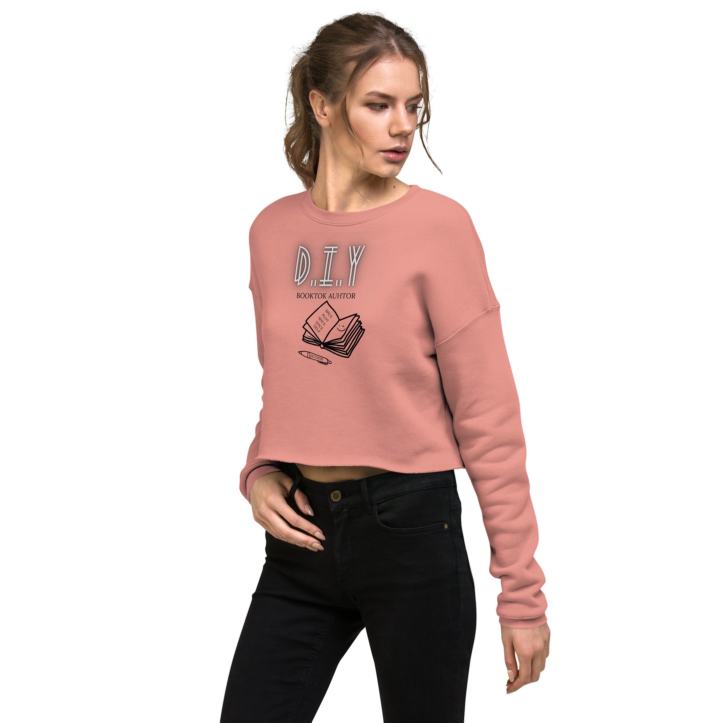 DIY booktok author Crop Sweatshirt