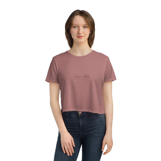 Jason Stark branded Women's Flowy Cropped Tee - The Jason Stark Store