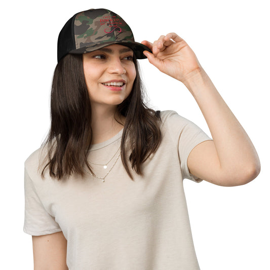 Kiss me and show Me Camouflage trucker hat - My Store